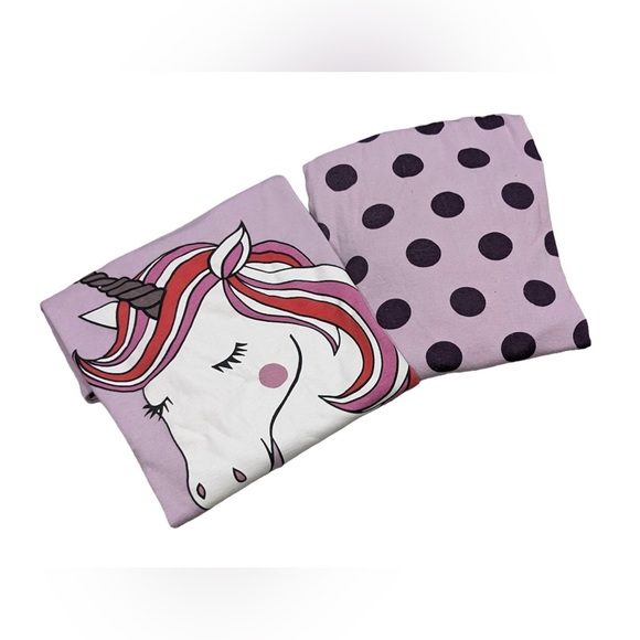 Unicorns and Polka Dots pajama set - Picture 3 of 3